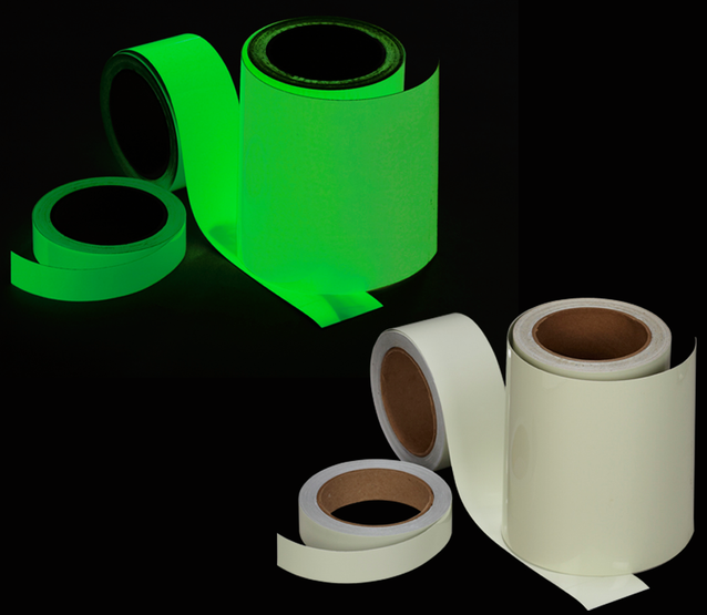 High Tack Safety Grade (24+ Hour) Photoluminescent Glow-In-The-Dark Tape - NS75500 Series