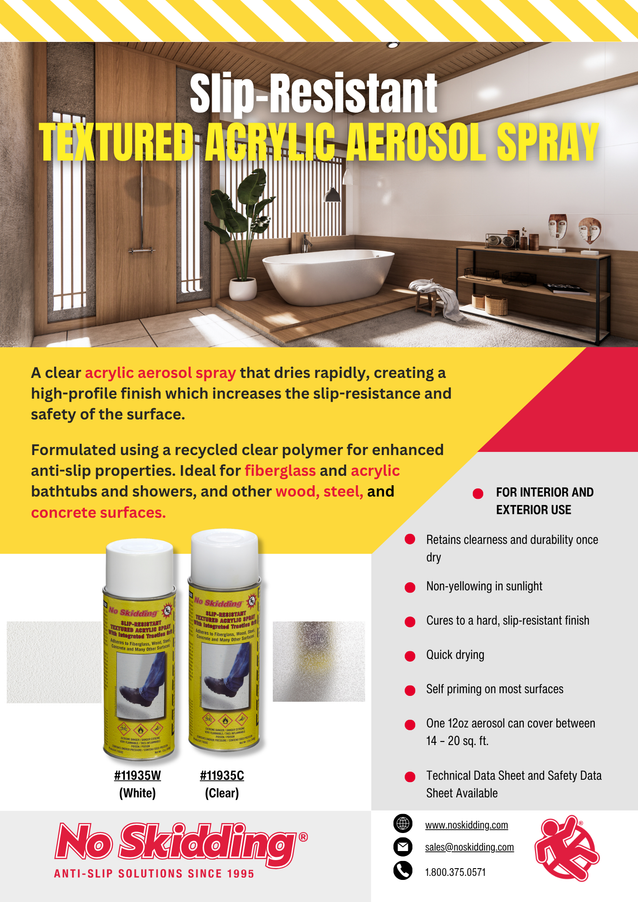 Slip-Resistant Textured Acrylic Aerosol Spray #11935 (2 Pack)