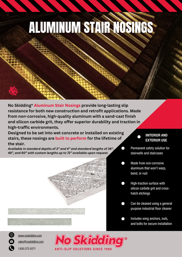 Cast Aluminum Stair Nosings