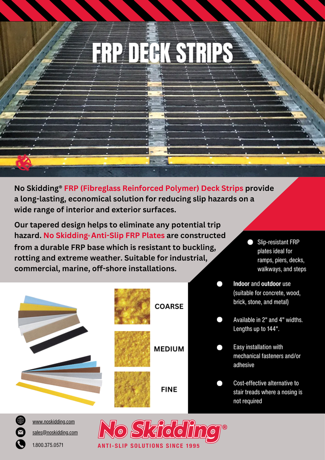 2" FRP Flat Plates / Deck Strips