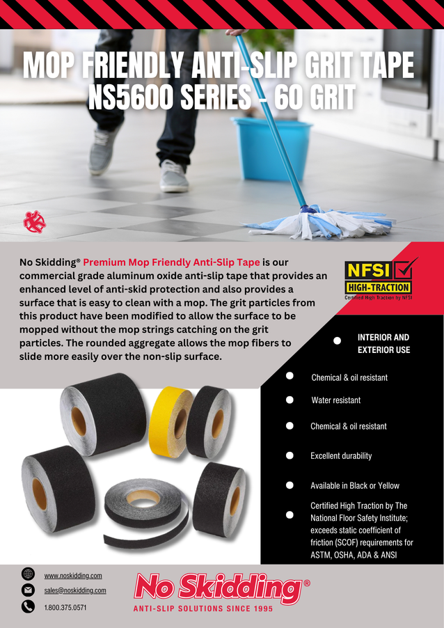 Mop Friendly Grit Tape (60 Grit) - NS5600 Series
