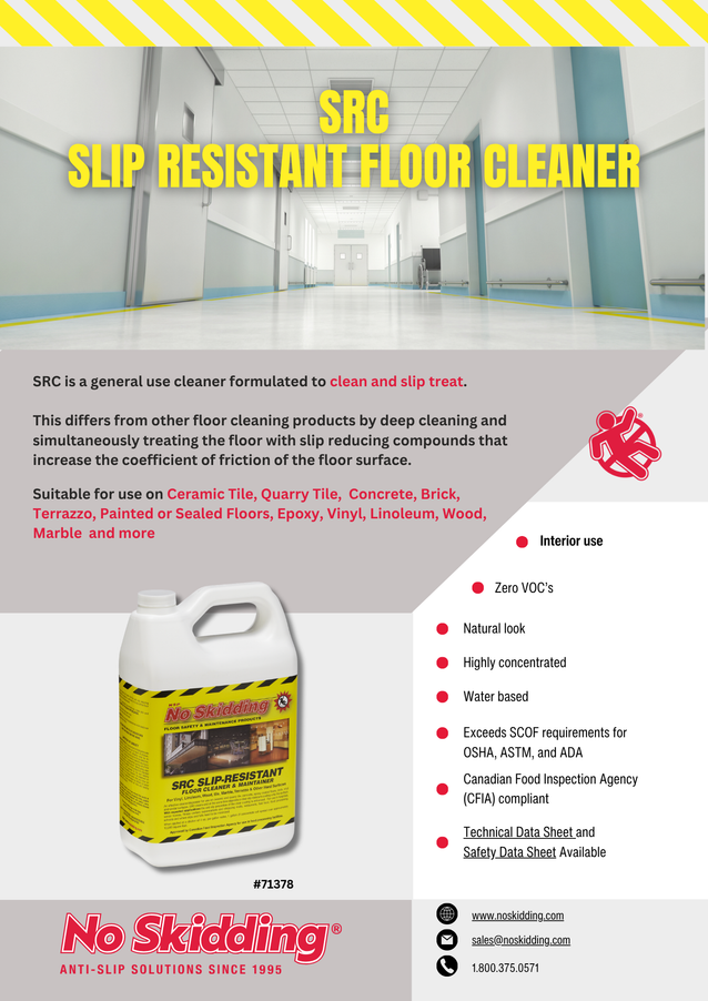 S.R.C. Slip Resistant Floor Cleaner #71378
