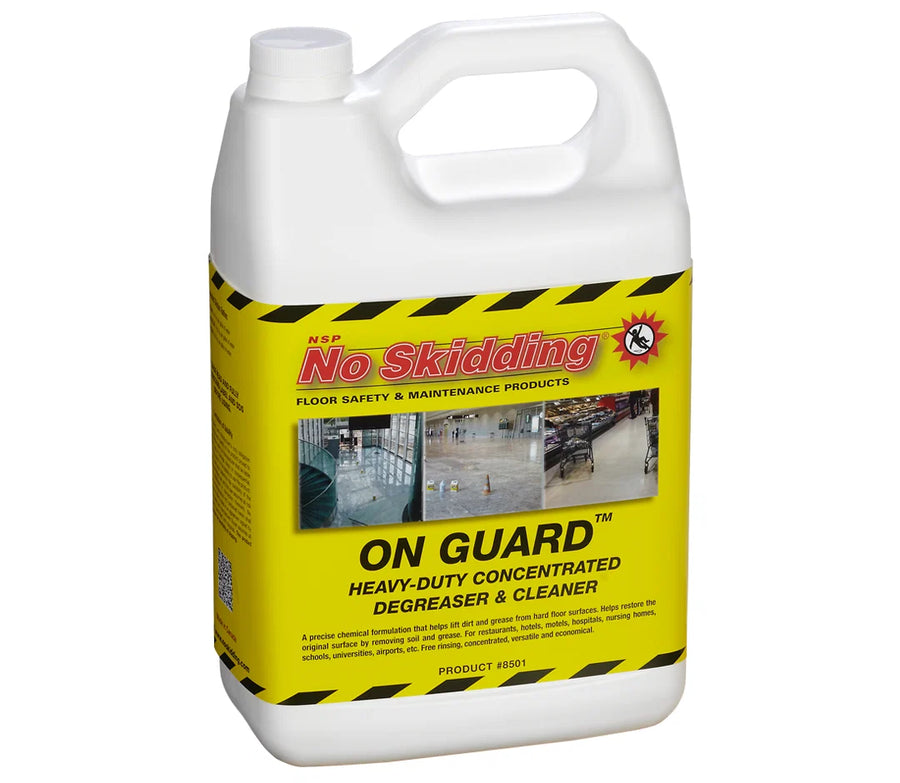 No Skidding slip-resistant floor care products for safer commercial floors